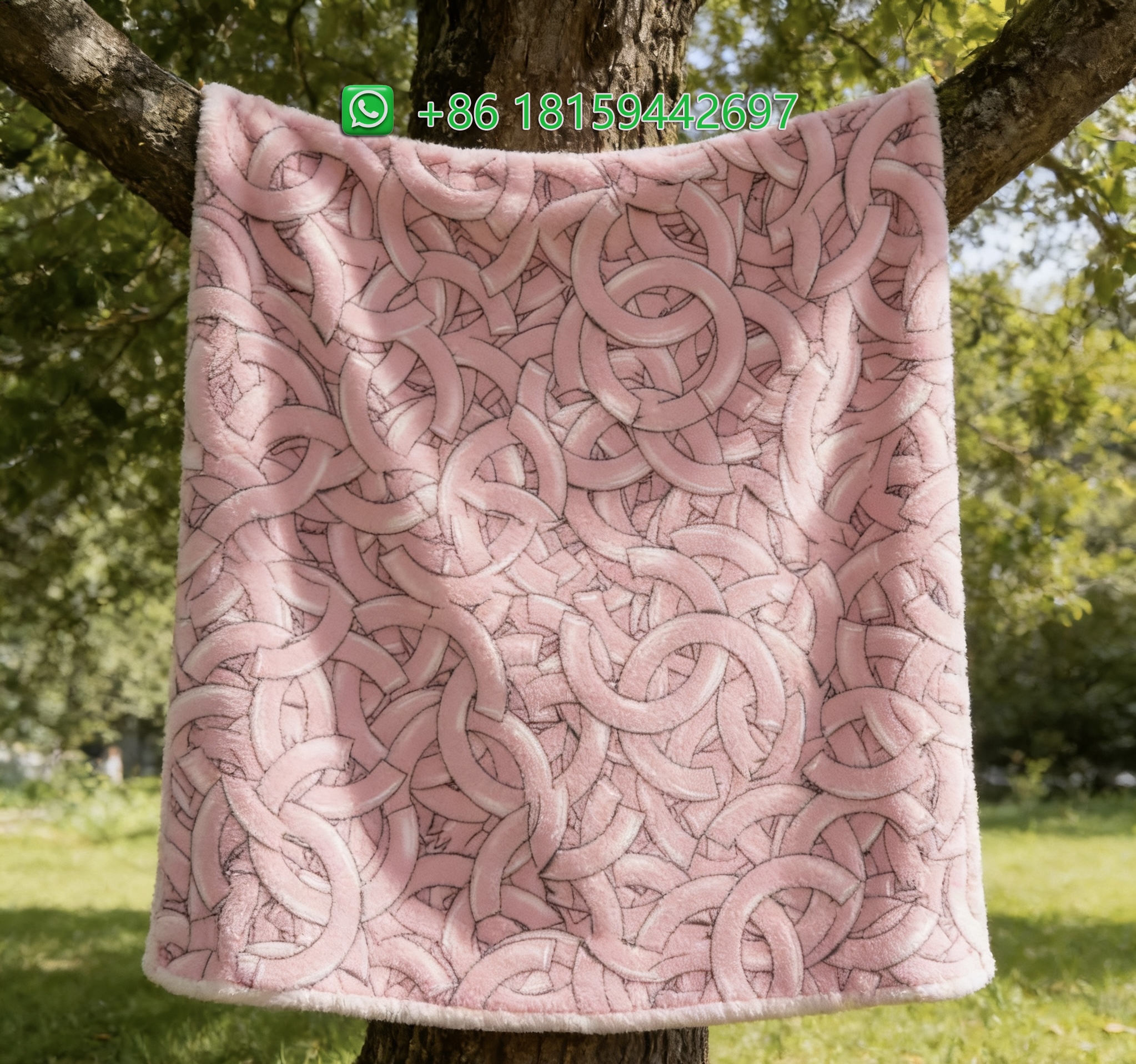 Chanel Throw Blankets